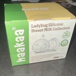 Haakaa Ladybug Silicone Breast Milk Collectors - Green